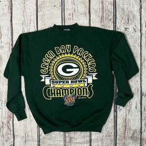 Vintage Green Bay Packers Super Bowl XXXI NFL Football Sweatshirt